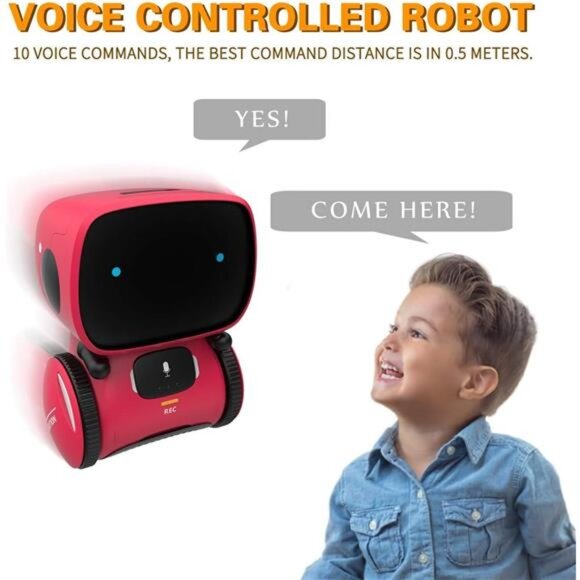 Kids Robot Toy, Smart Talking Robots, Gift for Boys and Girls Age 3+ - Picture 3 of 7